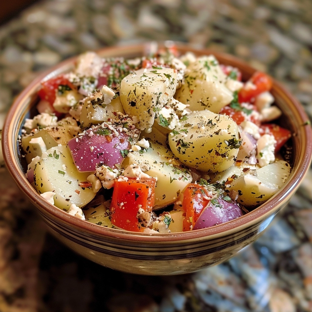 Greek Potato Salad: A Fresh Zesty Mediterranean Staple