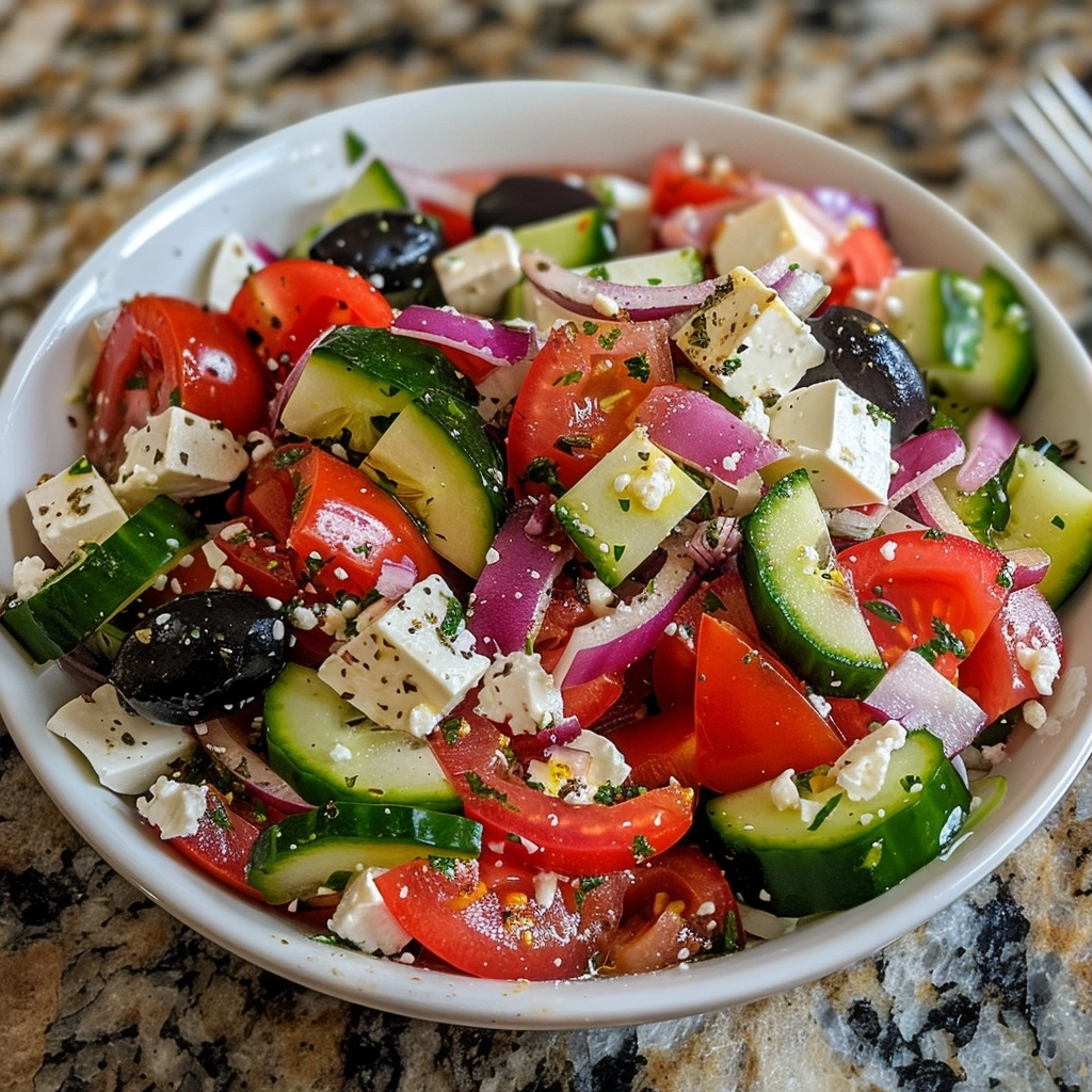 The Best Homemade Greek Salad Recipe