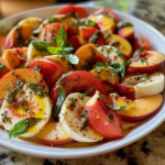 Peach Caprese Salad: A Sweet and Savory Summer Treat