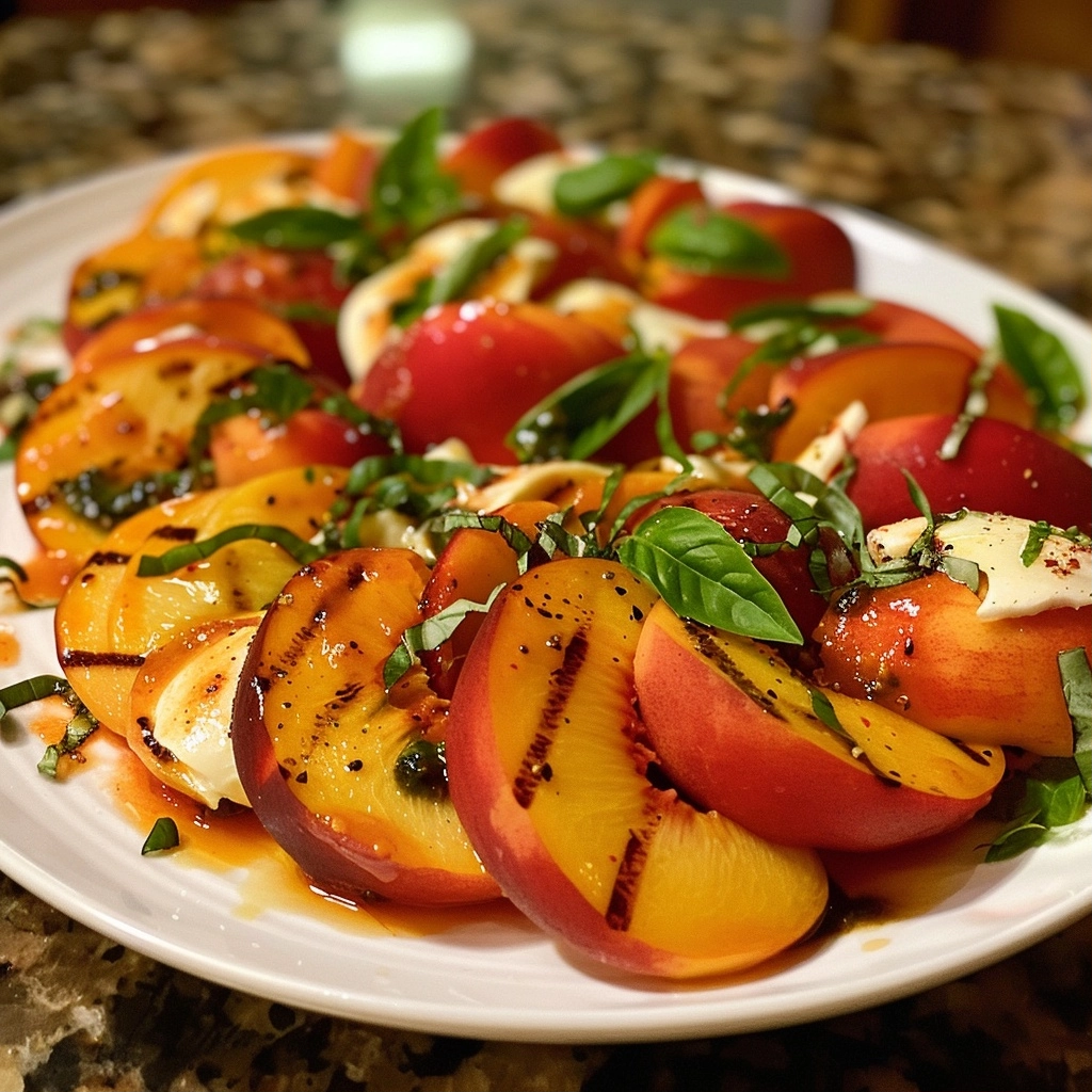 Grilled Peach Caprese Salad: A Sweet Summer Classic