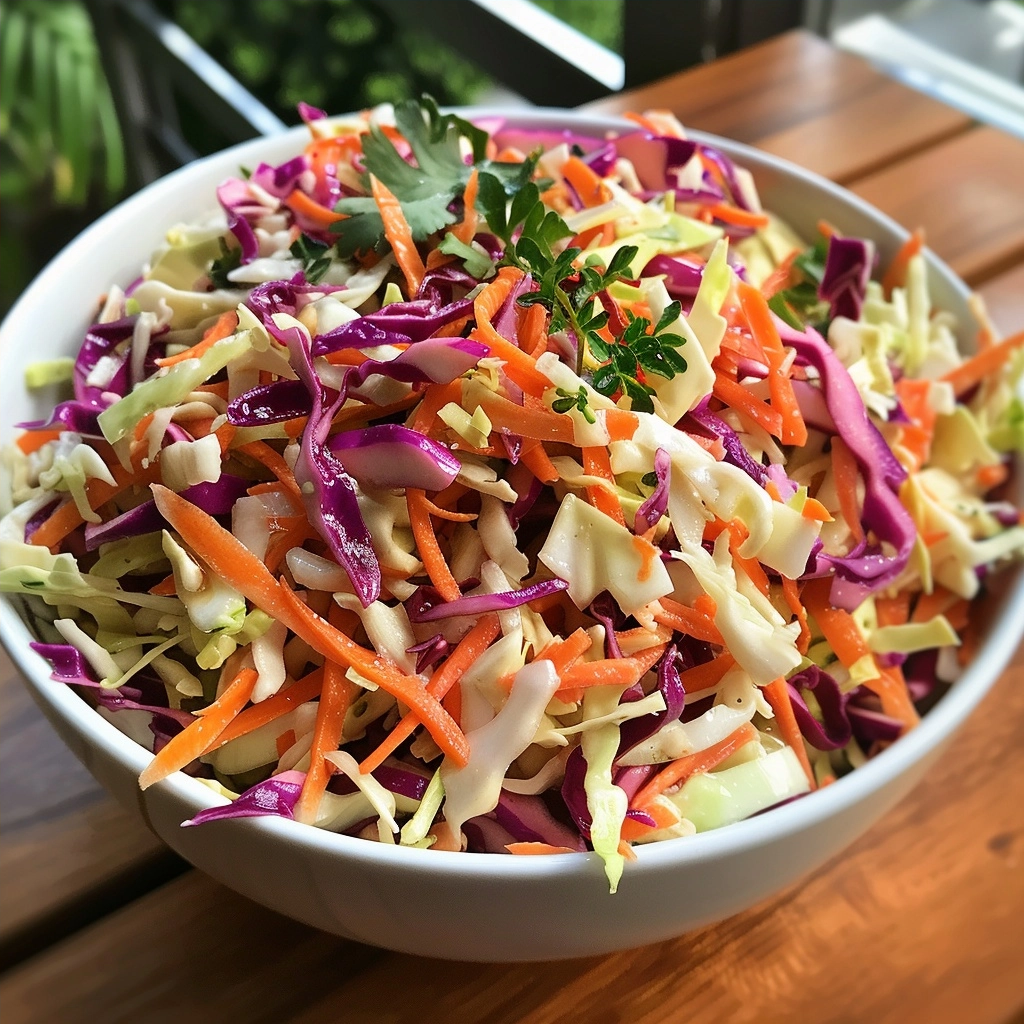 Healthy Coleslaw Recipe for Crunchy Refreshing Sides