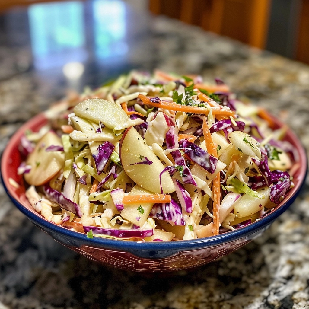 Apple Coleslaw Recipe: Fresh and Crunchy Salad