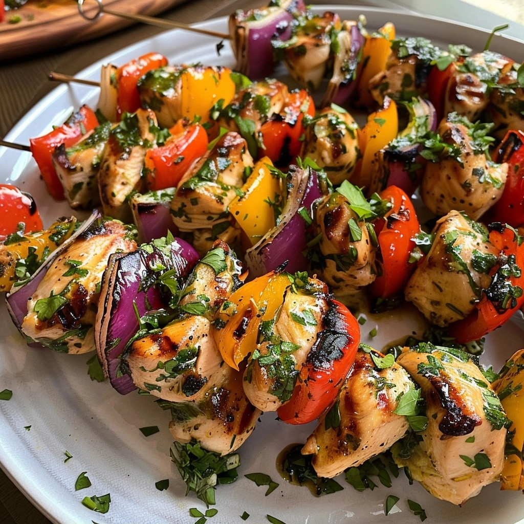 Mediterranean Chicken Skewers Recipe for Easy Grilling