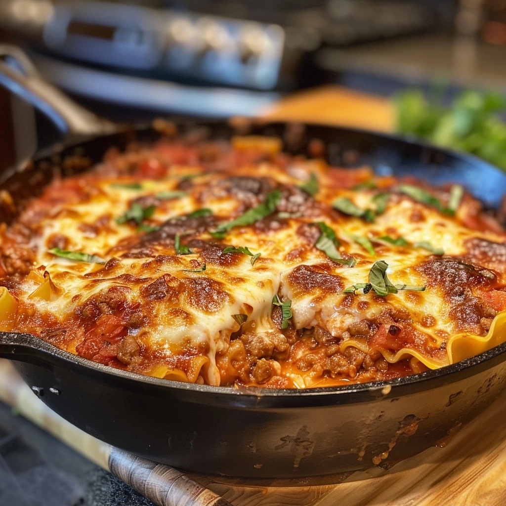 Easy Skillet Lasagna Recipe for Beginners