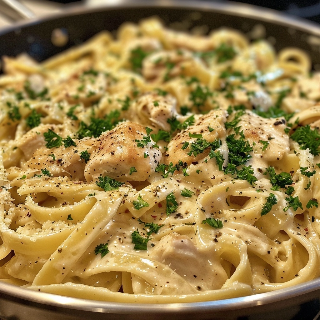 One Pot Chicken Alfredo Recipe for Simple Dinners