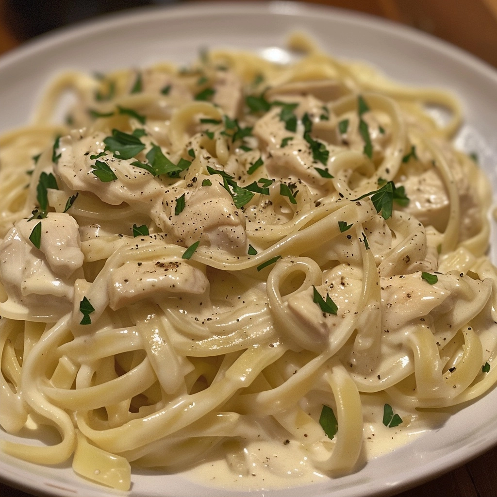 Crockpot Chicken Alfredo for Families