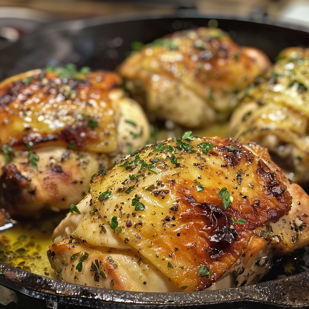Garlic Butter Baked Chicken For A Delicious Dinner