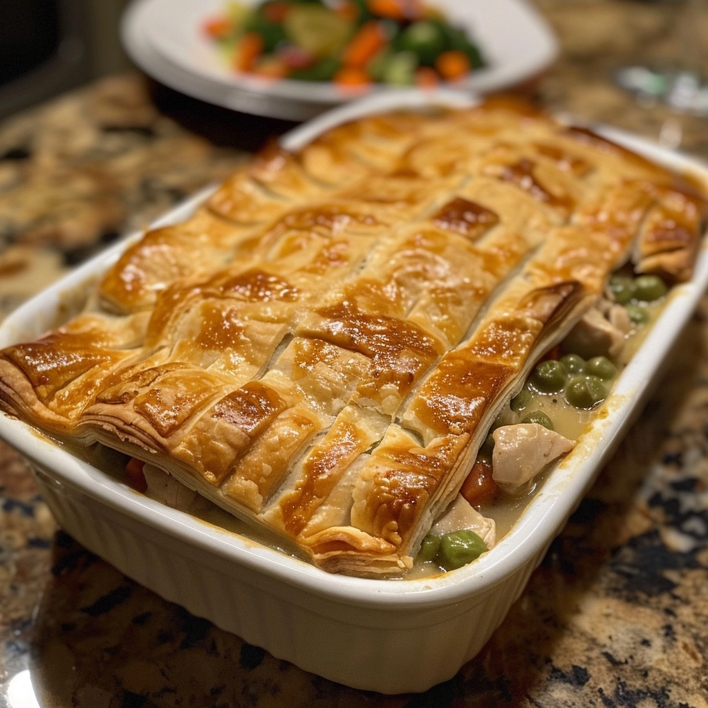 Puff Pastry Chicken Pot Pie Recipe for Comfort