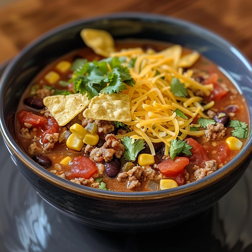 Crock Pot Taco Soup Recipe for Busy Weeknights