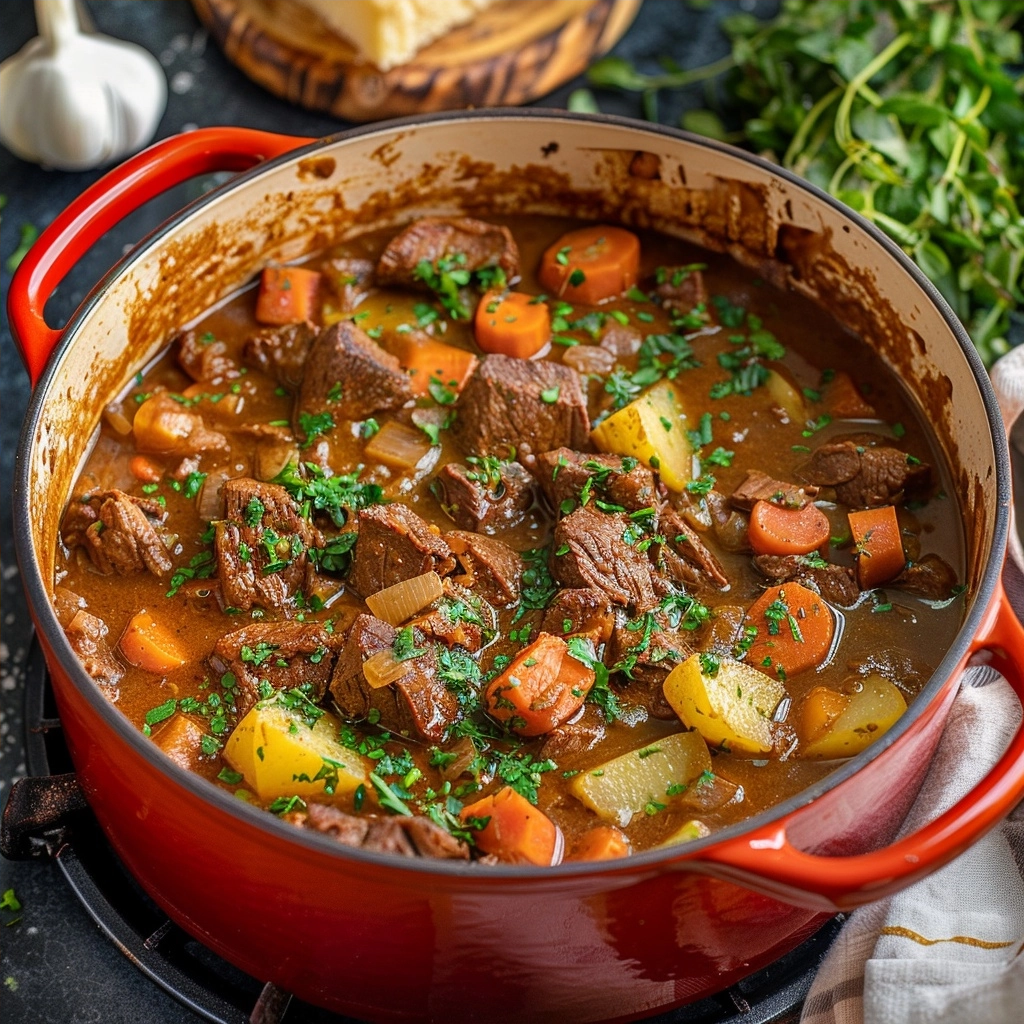 Dutch Oven Beef Stew for Hearty Comfort Food Meals