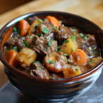 Guinness Beef Stew Made With A Non-Alcoholic Stout Substitute