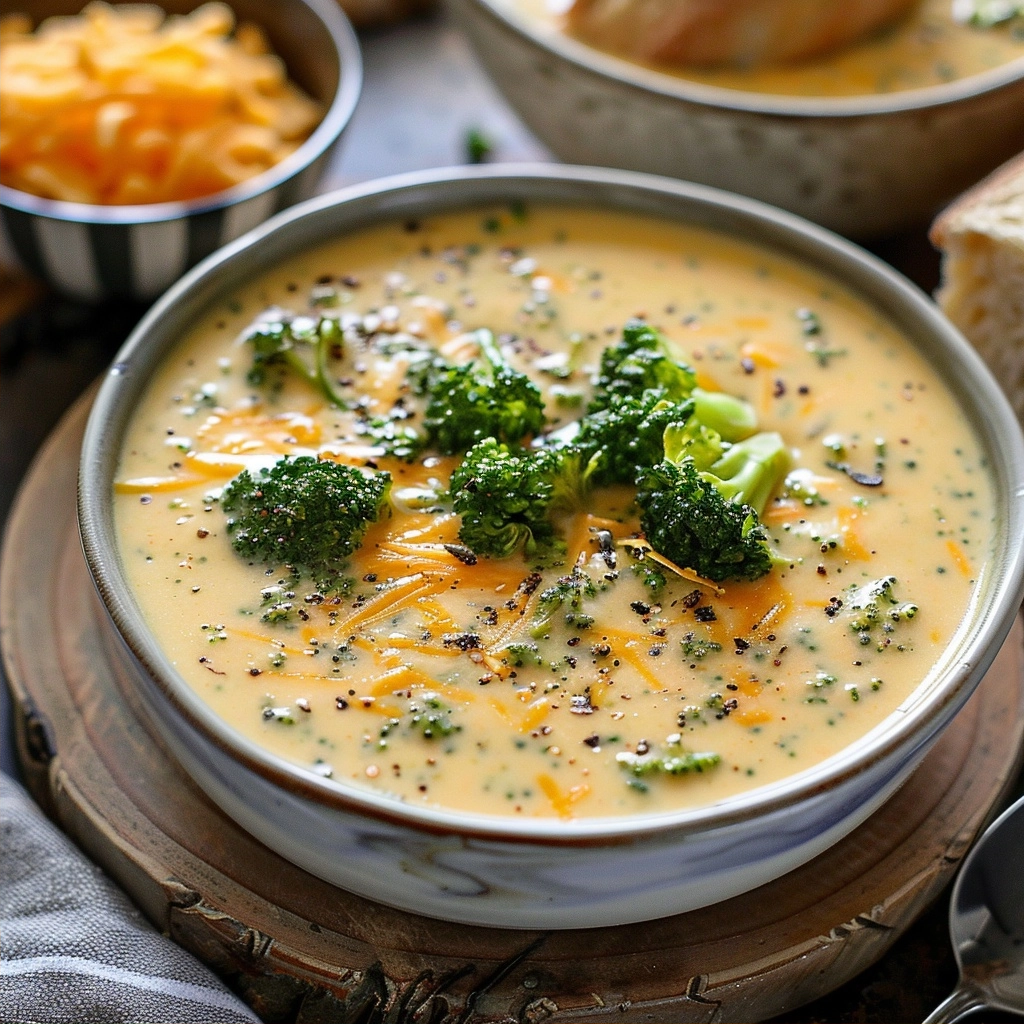 Classic Broccoli Cheddar Soup Recipe