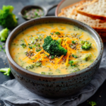 Healthy Broccoli Cheddar Soup Recipe