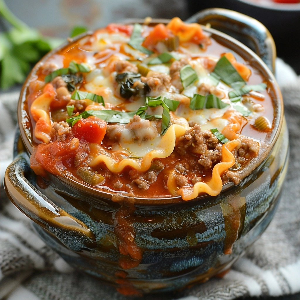 Easy One Pot Lasagna Soup Recipe for Weeknights
