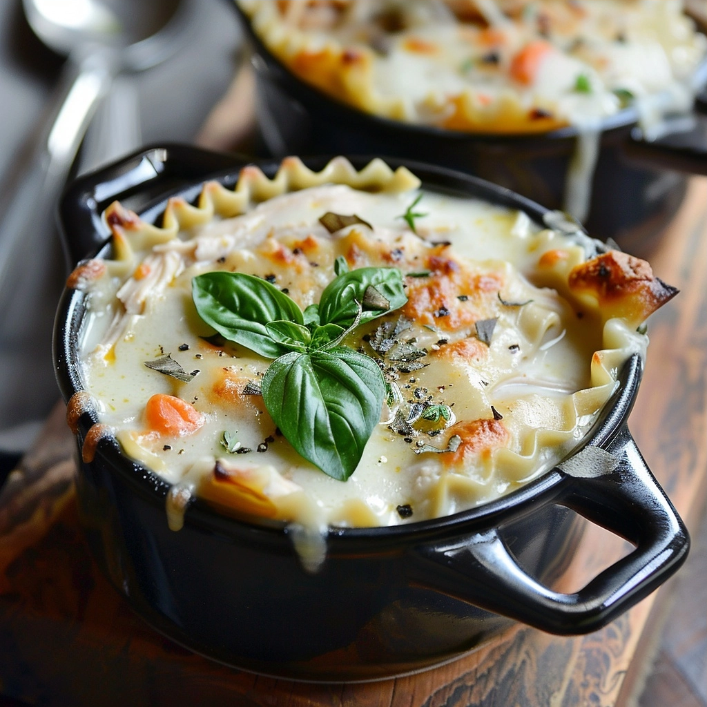 Creamy Chicken Lasagna Soup for Cozy Evenings