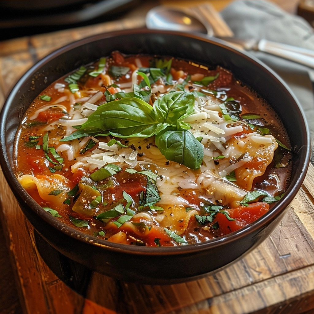 Vegetarian Lasagna Soup Recipe for Weeknight Comfort