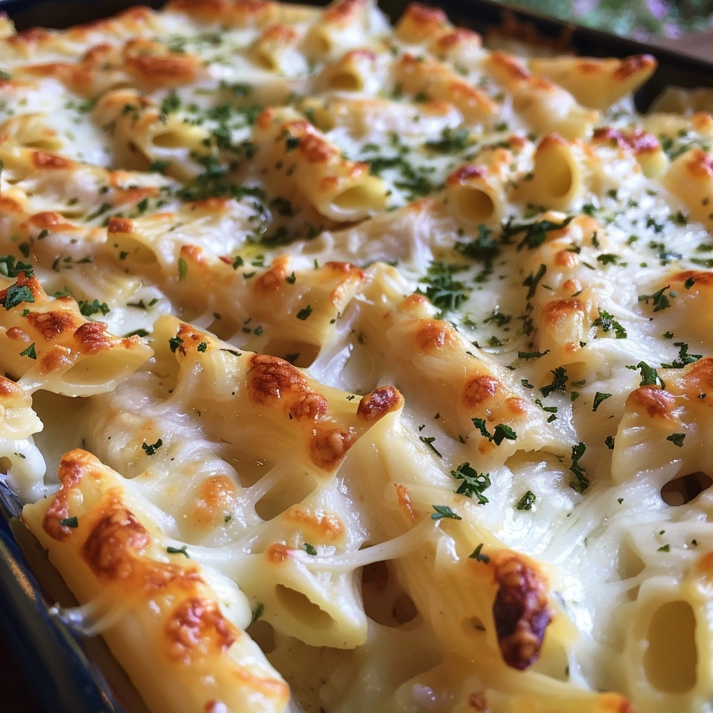Chicken Alfredo Baked Ziti: A Creamy Comfort Classic