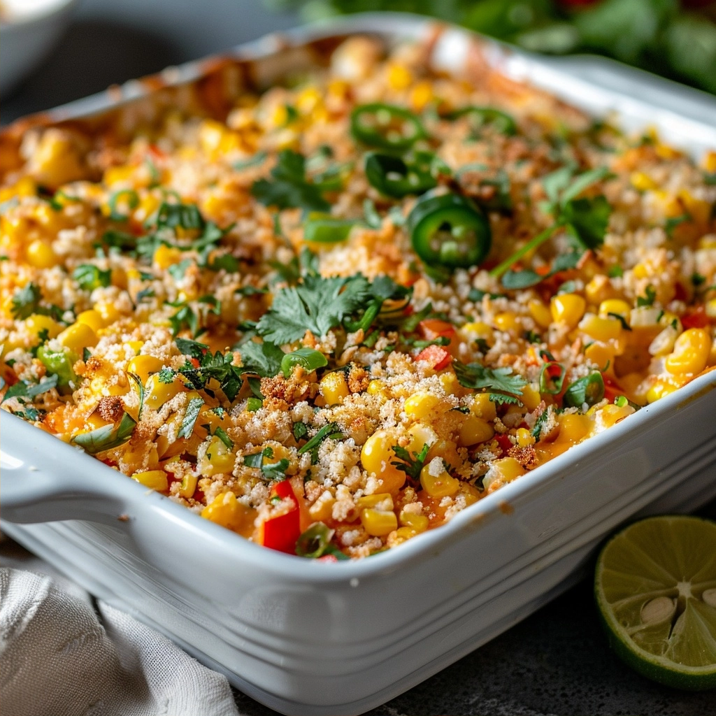 Mexican Street Corn Casserole Recipe