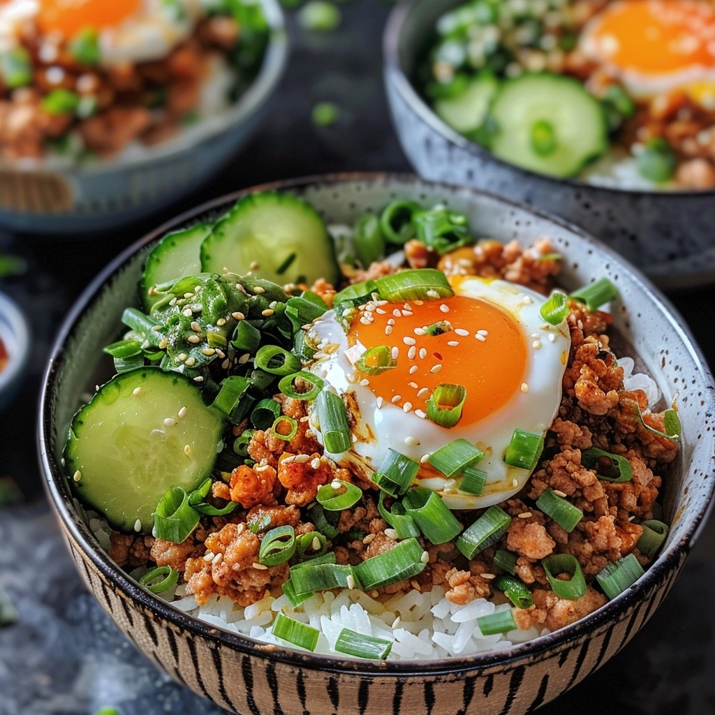 Ground Chicken Rice Bowls Recipe for Quick Dinners