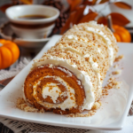 Pumpkin Roll Cake With Cream Cheese Filling Recipe