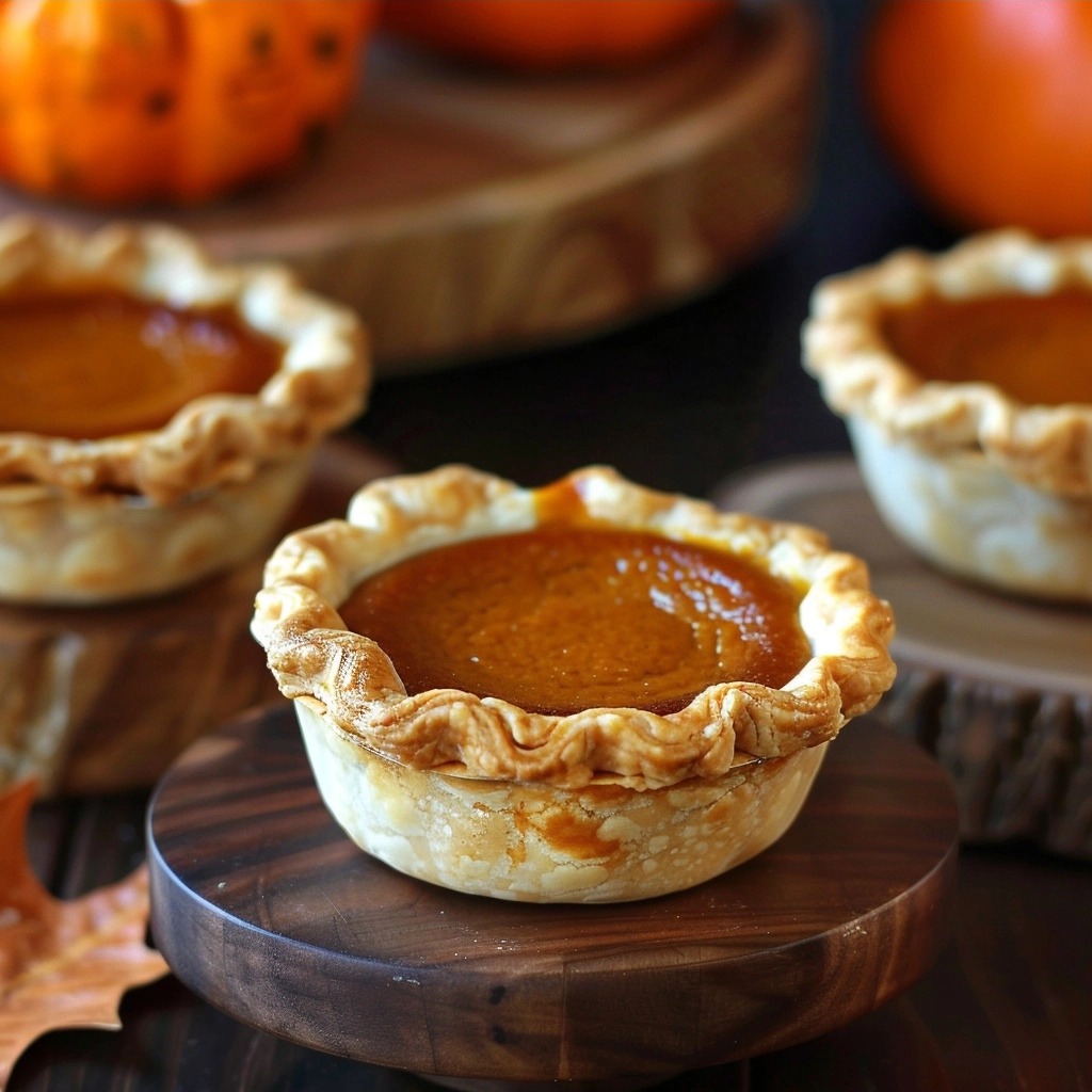 Mini Pumpkin Pies for Easy Fall Baking