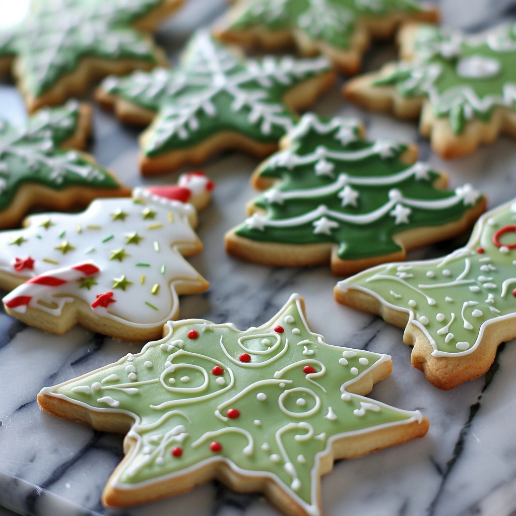 Christmas Sugar Cookies with Royal Icing Perfection