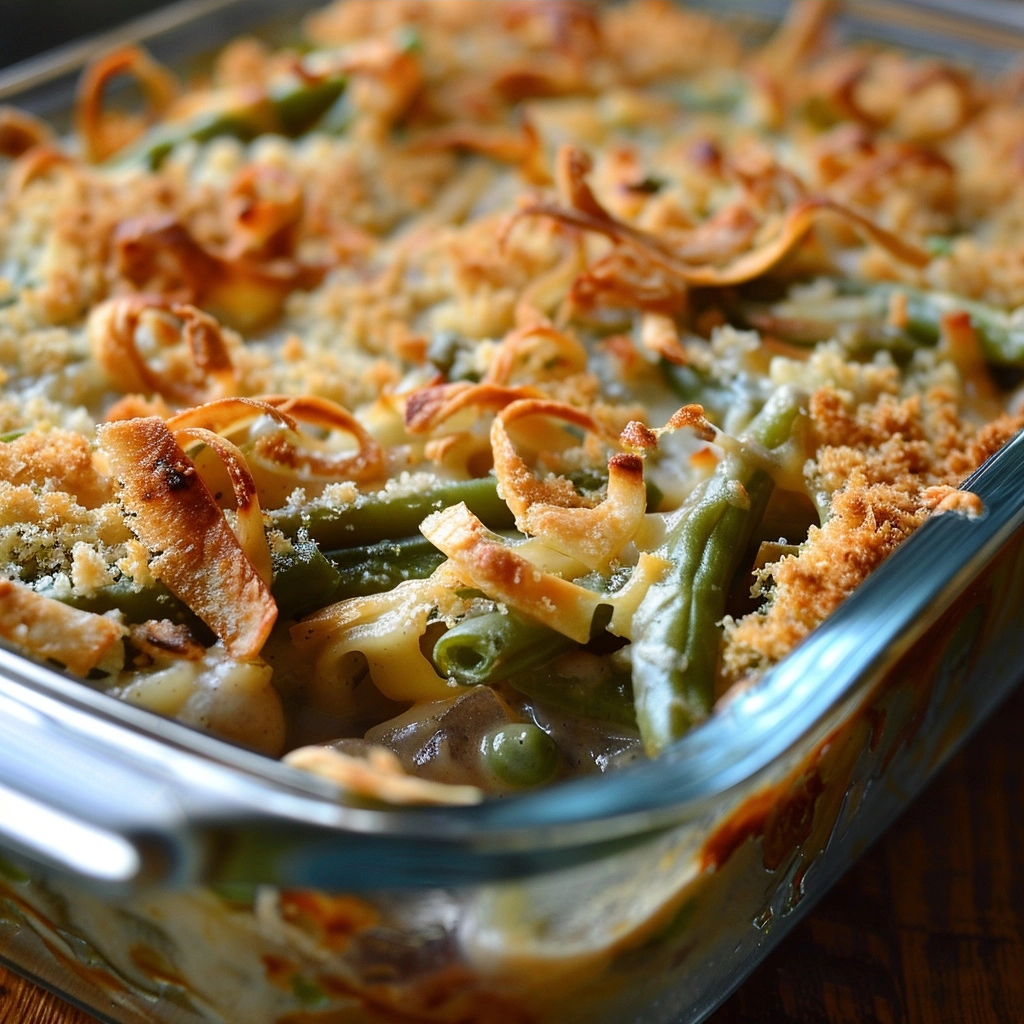 Cheesy Green Bean Casserole: A Creamy Homemade Recipe
