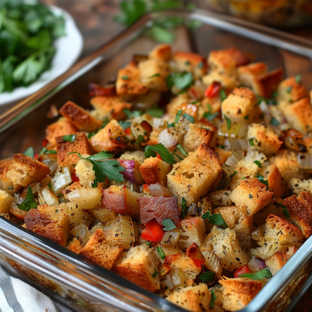 Easy Make-Ahead Thanksgiving Stuffing Recipe