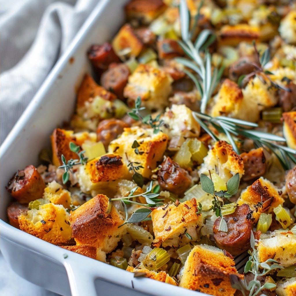 Sausage Stuffing Recipe with Herbs for Savory Sides