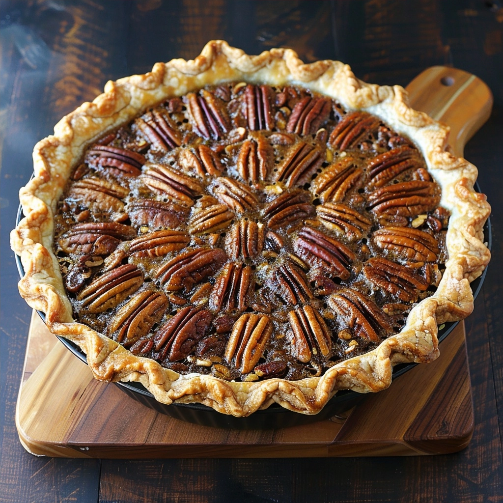 Southern Bourbon Pecan Pie: A Non-Alcoholic Delight