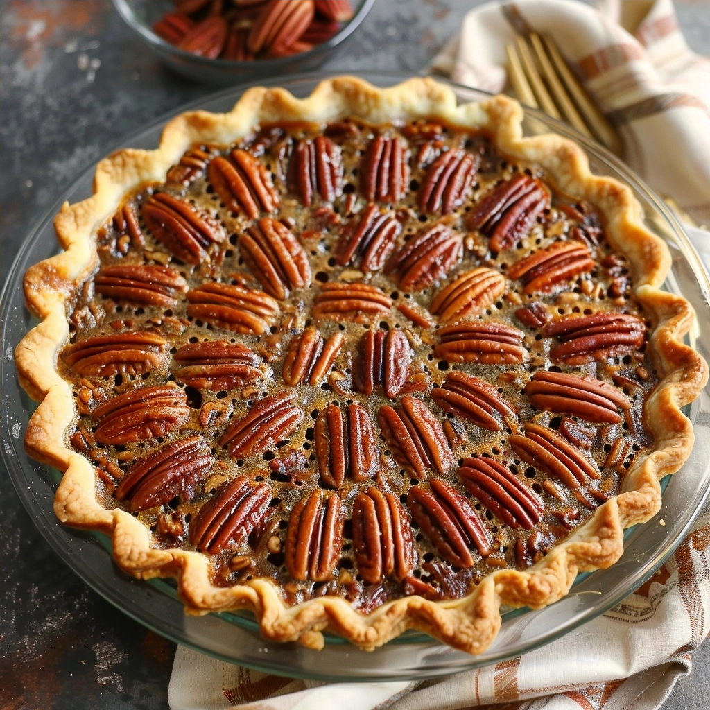 Easy Homemade Pecan Pie from Scratch